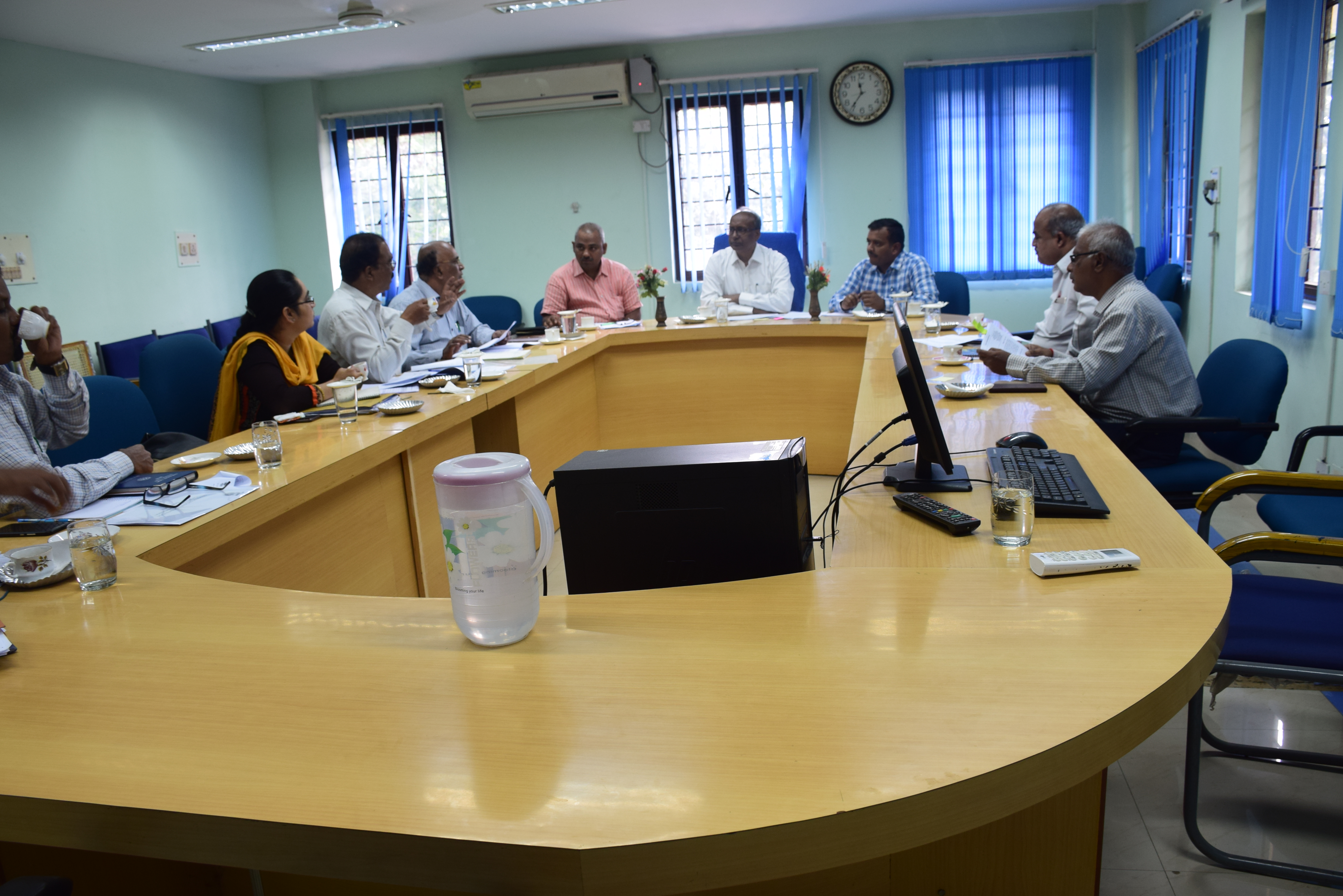 Regional meeting held on 28.08.2019 under the chairmanship of Chief Engineer, Monitoring South Organisation, CWC, Bengaluru in the conference hall with the concerned State government officials for compilation of data (UIP, IPC, IPU) in the revised format.